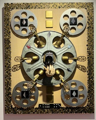 And the Winner Is - 24" x 30" Mixed Media on Wood - $1200